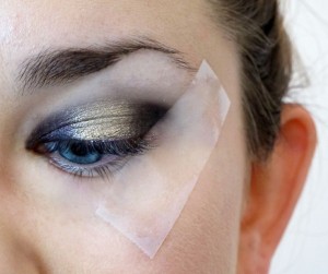 scotch tape eyeshadow